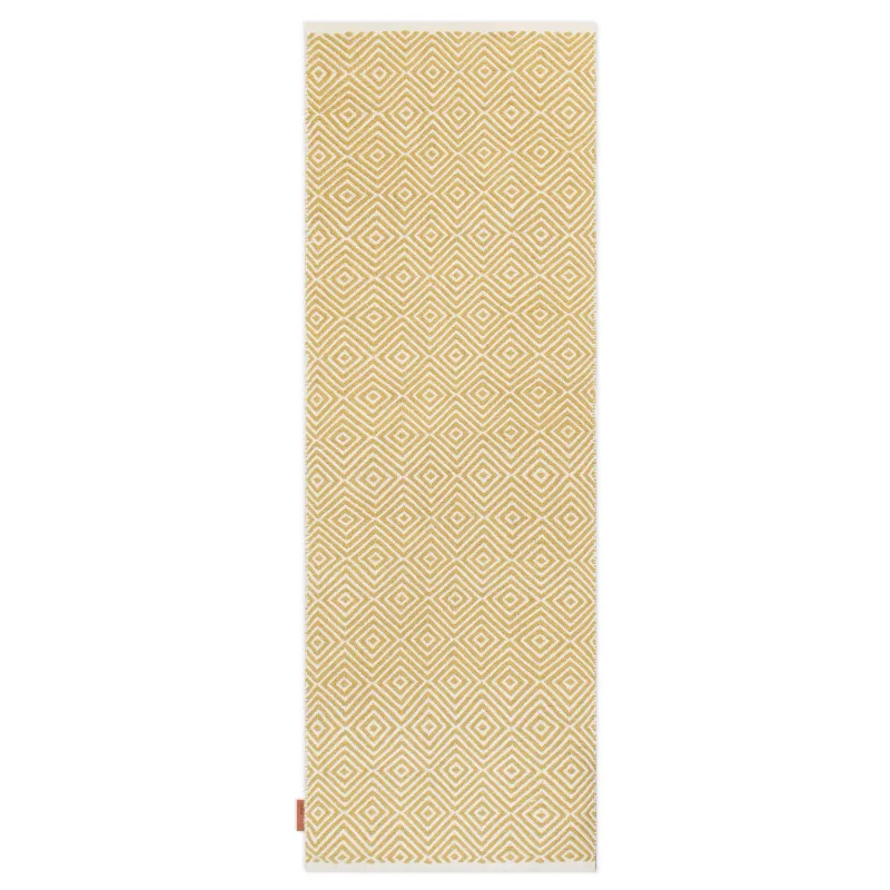 Formgatan Diamond matta 70×200 cm Yellow