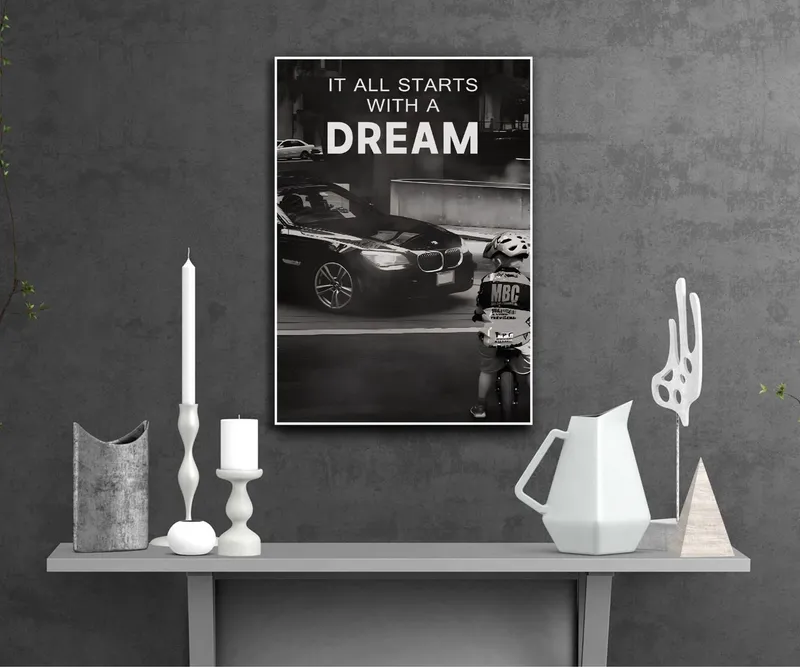 Affisch - It All Starts With A Dream