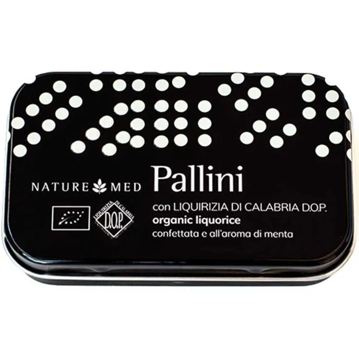 Nature Med Pallini Lakrits Mintpastill 40g