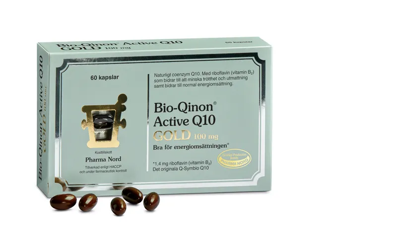 Pharma Nord Bio-Qinon Active Q10 Gold 100 mg 60 kapslar
