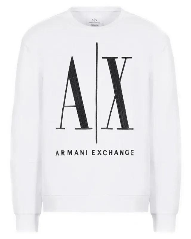 Armani Exchange Man Sweatshirt White XL