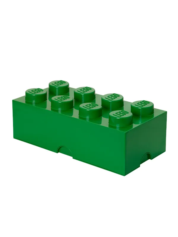 LEGO® Storage Förvaringslåda - 8 Knoppar - 50x25x18 - Grön
