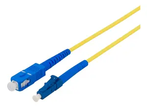 DELTACO Fiberkablage, LC - SC, 9/125, OS1/2, singlemode, LSZH, 3m