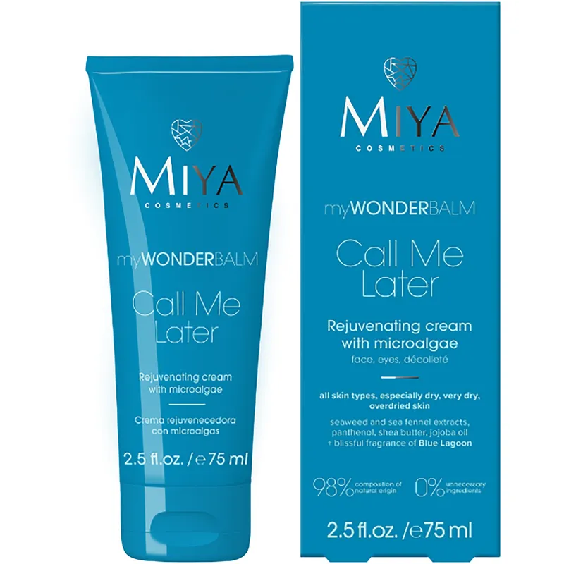 Miya myWONDERBALM Call Me Later Rejuvenating Cream Microalgae 75 ml