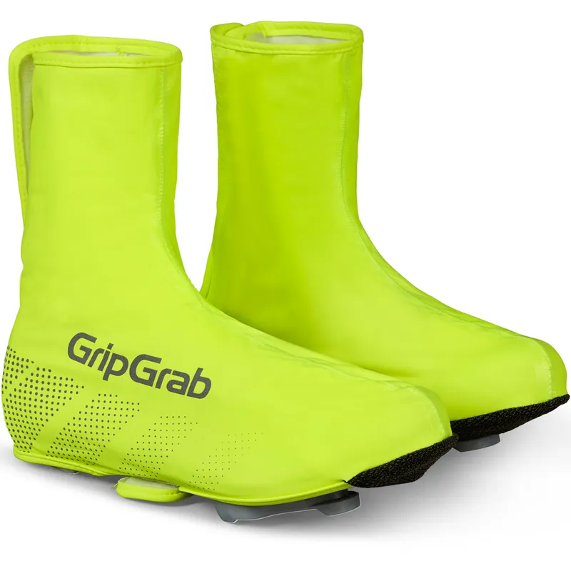 Gripgrab Ride Waterproof Hi-Vis Shoe Cover Yellow Hi-Vis