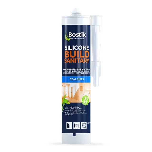 SILIKON BYGG&SANI VIT 0.3L BOSTIK 3087 (12) | Beijerbygg Byggmaterial