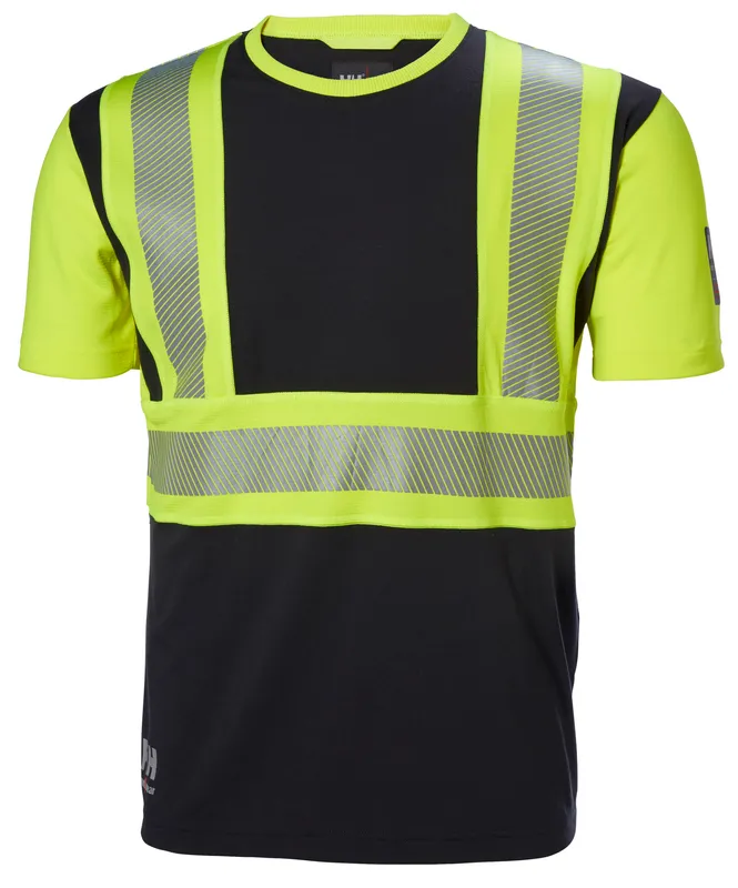 Helly Hansen Workwear ICU 79271-369 T-shirt varsel, svart/gul 4XL