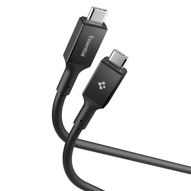 Spigen Essential 100W - USB-C USB-C - 2m - Svart