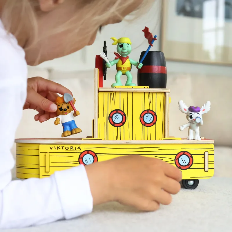 Bamse Figurset Sjörövare Micki