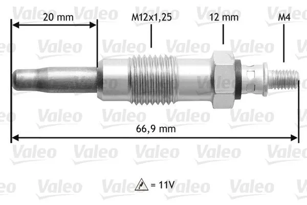 VALEO 345210 Glödstift
