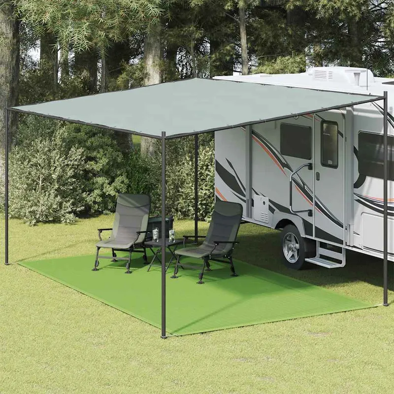 vidaXL Tältmatta ljusgrön 300×600 cm HDPE