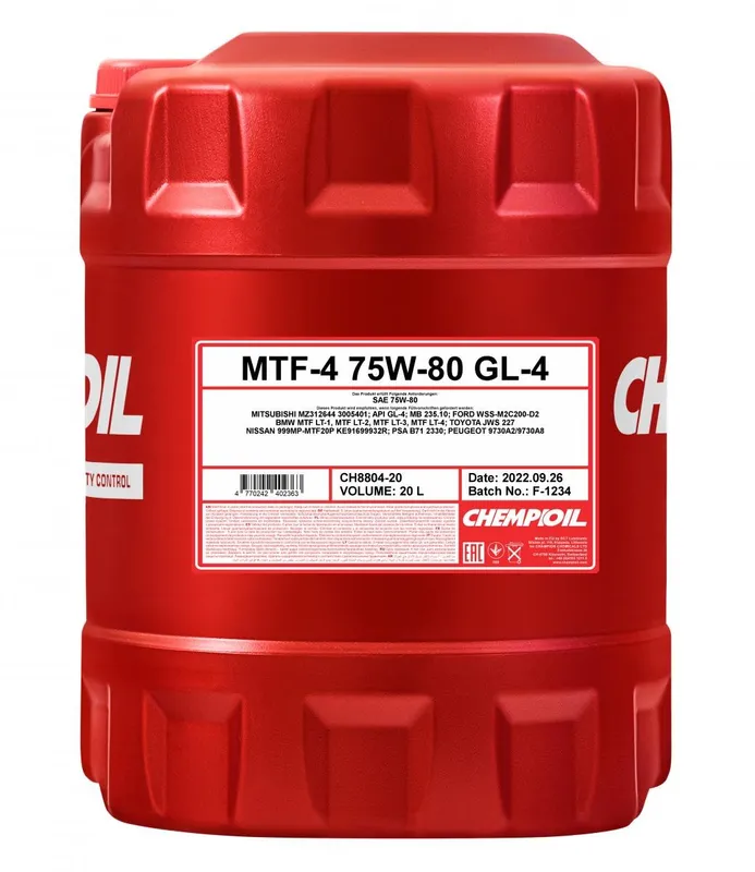 Växellådsolja CHEMPIOIL CH8804-20