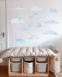 Väggdekal - Moln i himlen Set