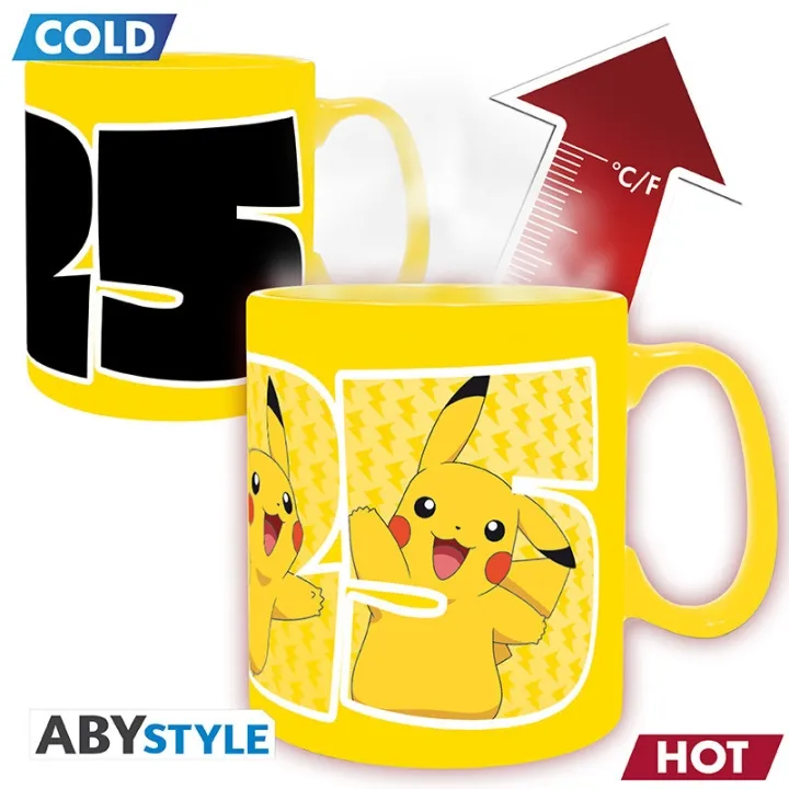 POKEMON – Heat Change Mug – 460 ml – Pikachu 25