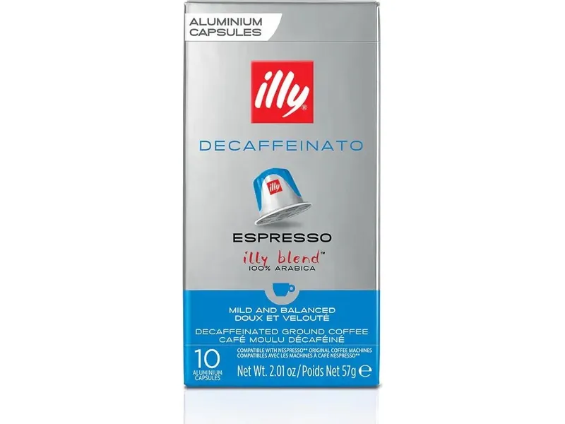 Illy Nespresso Decaf Koffeinfria Kapslar 10 St