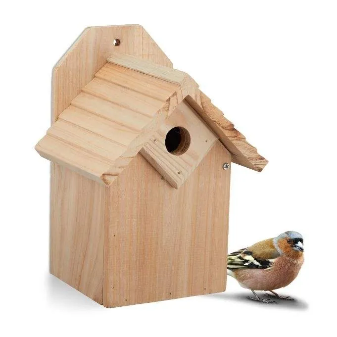 Fågelholk i trä (#3664)