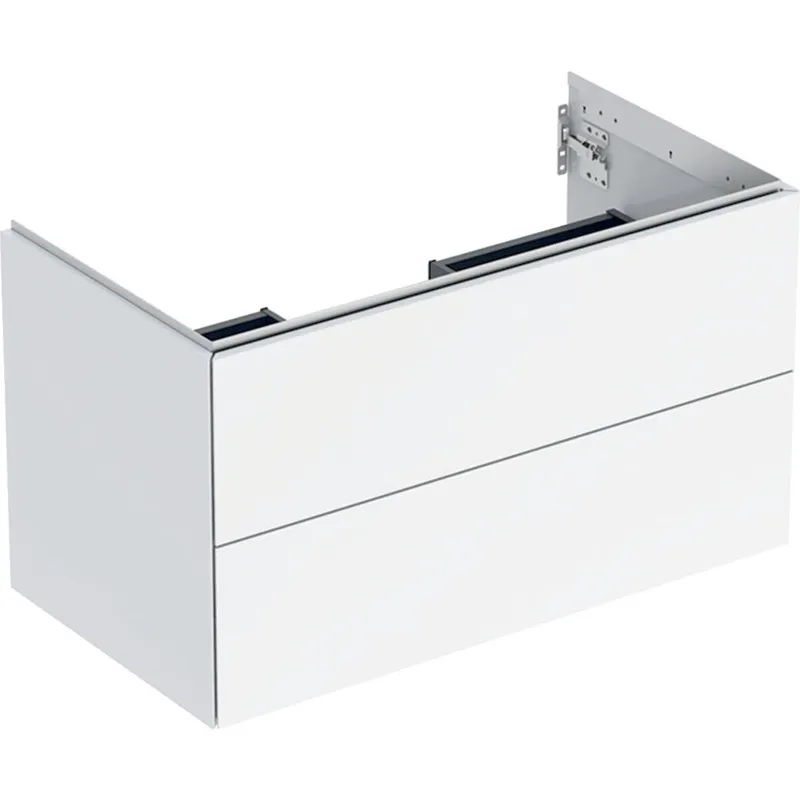 Geberit ONE 505.263.00.1 Kommod 90 x 47 cm, 2 lådor Vit, blank