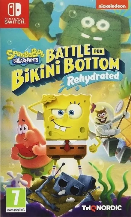 Spongebob SquarePants: Battle for Bikini Bottom – Rehydrated – Nintendo Switch – Plattformsspelare