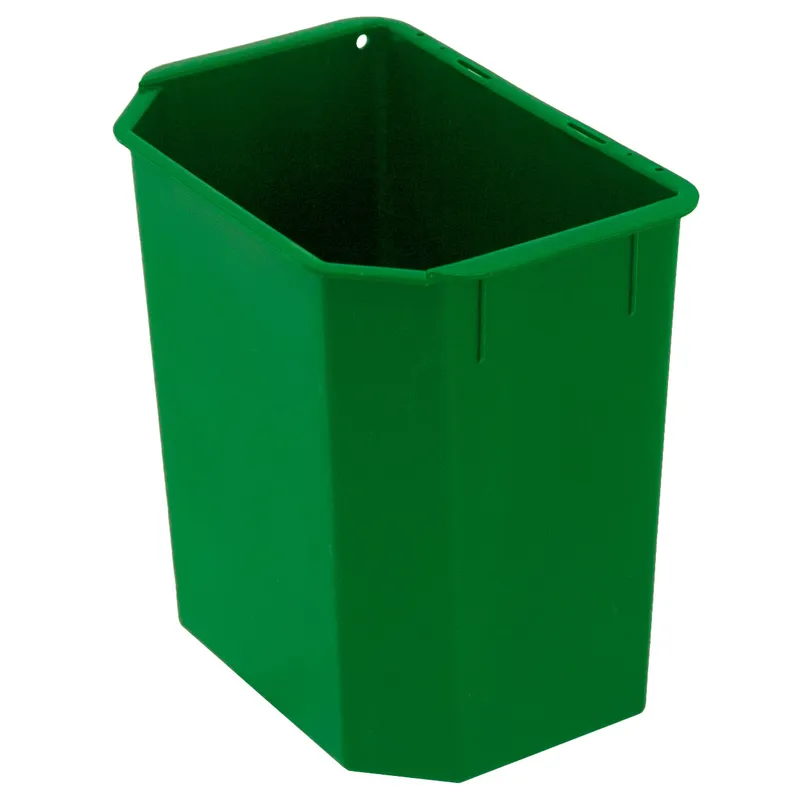 Plastinsats 9 liter grön