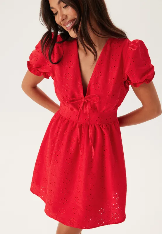 Broderie Anglaise Dress (#8953)