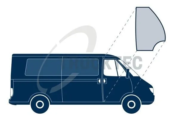 Prydnads- / Skyddlist, sidoruta TRUCKTEC AUTOMOTIVE 01.50.017
