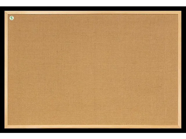 Anslagstavla väv m/träram 90x60cm