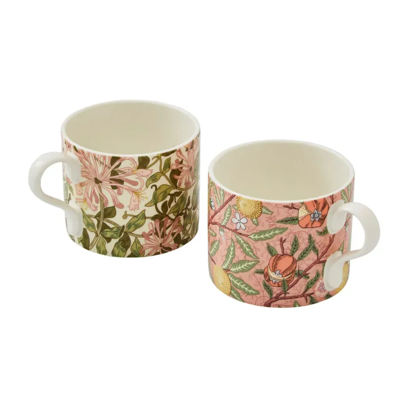 Spode Mugg 2 st. fruit + honeysuckle