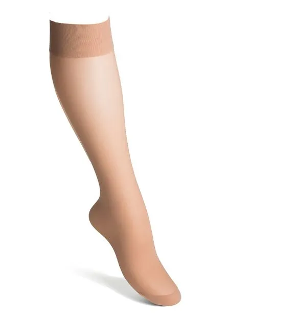 Funq Wear Kompressionsstrumpor Nylon 15-18, 38-39, Naturally Nude