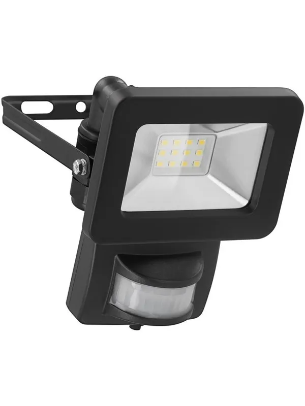 Goobay LED utomhusstrålkastare, 10W, med rörelsesensor - Svart