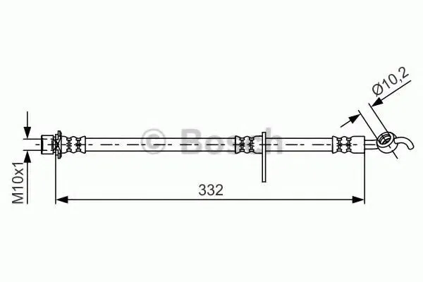 Bromsslang BOSCH 1 987 481 654