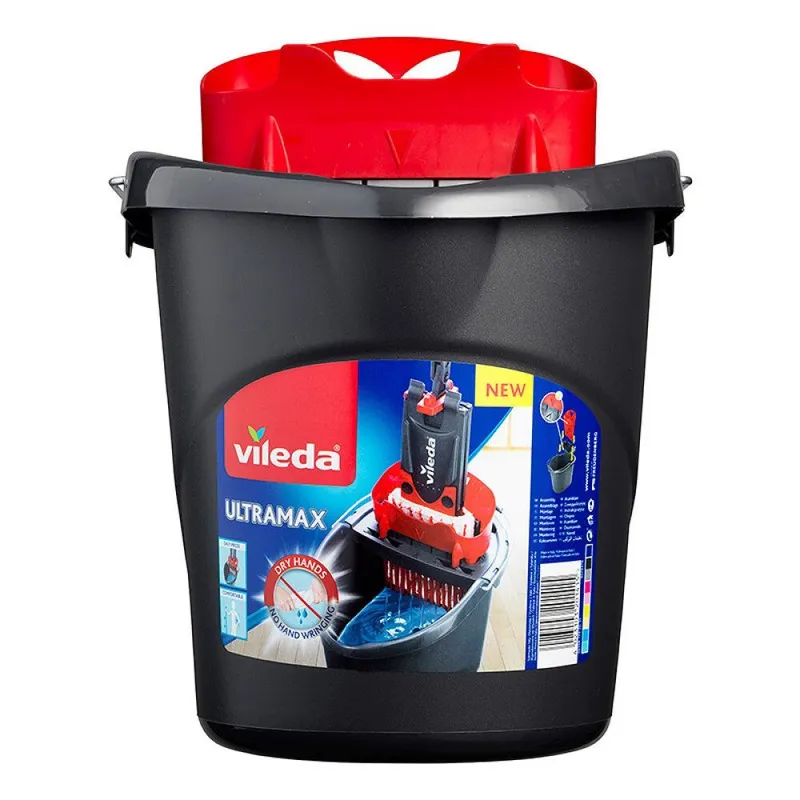 Vileda Bucket with Ultramax mop squeezer