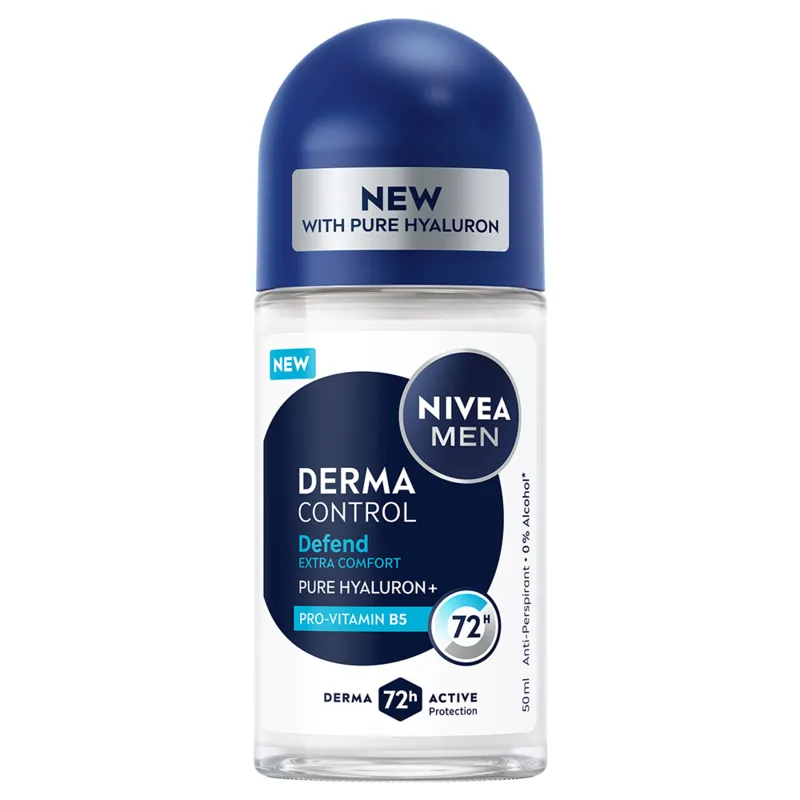 NIVEA MEN Antiperspirant Deo Derma Control Defend Roll On 50 ml