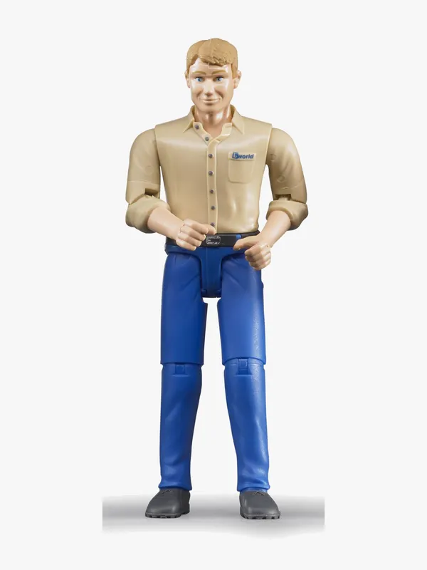 Bruder Figur - bworld - Man m. Blå Byxor - 60006