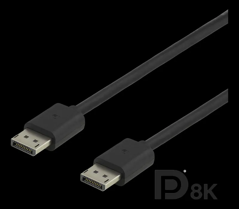 DisplayPort-kabel DP 1.4 1,5m Svart