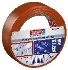 Tesa 4843 Bygg- och skyddstejp PVC, UV-resistent, 33 m x 50 mm, orange