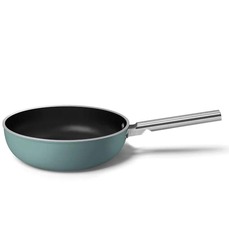 Smeg Smeg 50’s style wokpanna keramisk Ø30 cm Emerald green