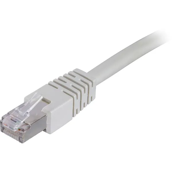 DELTACO F/UTP Cat6 patchkabel, LSZH, 5m, grå