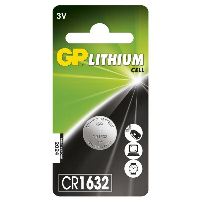 Gp Knappcell Cr1632 Lithium 3v