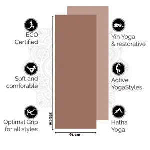 Yogamatta Eco TPE 6mm Excellent Earth - Love Generation