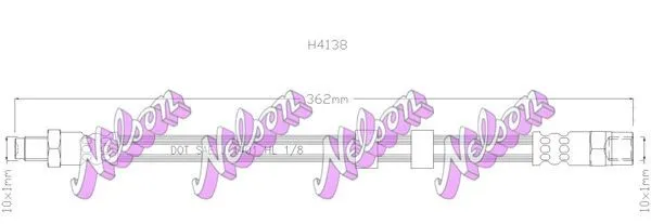 Bromsslang KAWE H4138