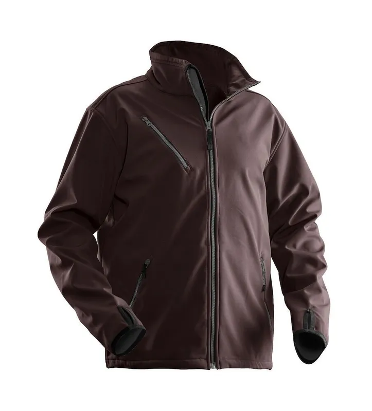 Jobman 1201 Softshelljacka brun 4XL