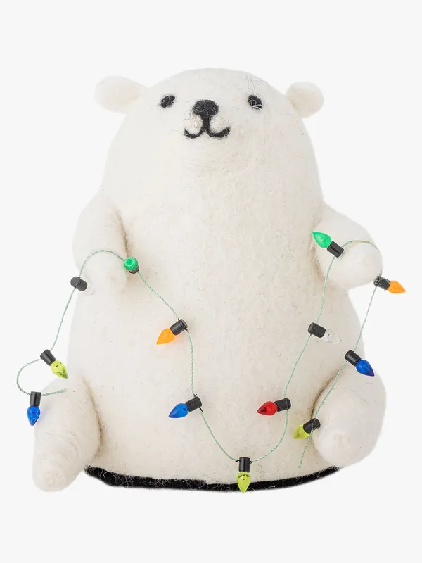 Bloomingville Wally Deco Juldekoration med Ljus, White