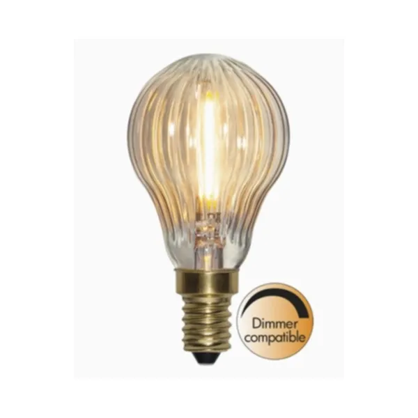 Soft glow LED-lampa E14 0,8W 50 lumen 2200K