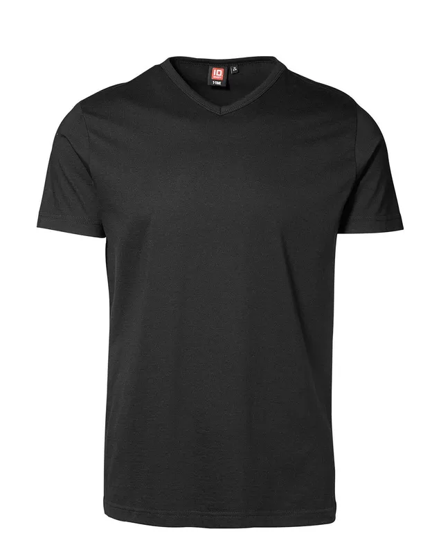 ID V-ringad T-shirt Svart (#3938)