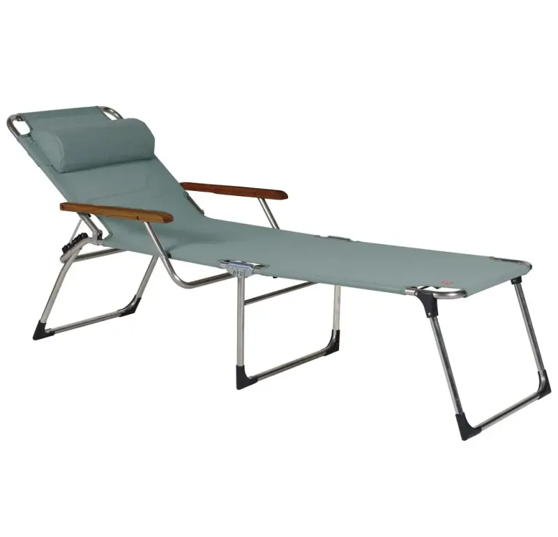 Fiam, Amigo H40 solsäng med armstöd Sage green