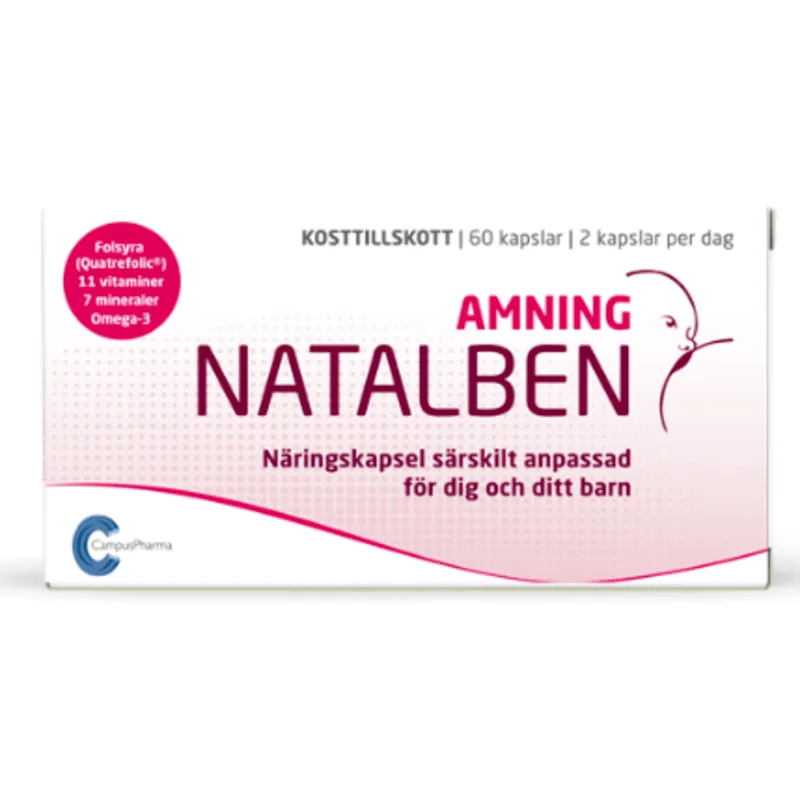 Natalben Amning 60 st kapslar