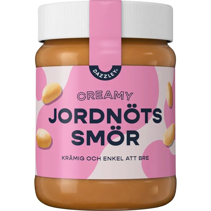 Dazzley Peanut Butter Creamy Jordnötssmör 350g
