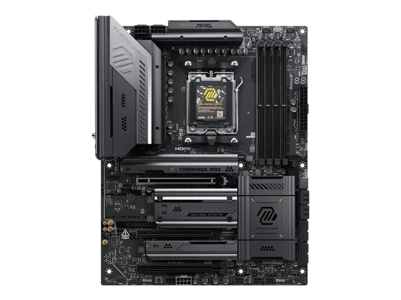 Msi Mag X870E Tomahawk Max Wifi Moderkort - AMD X870E - AMD AM5 - DDR5 RAM - Atx