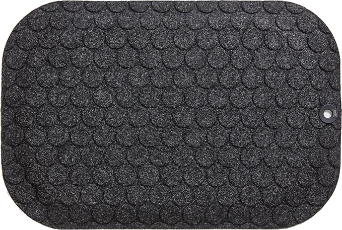 Ståmatta StandUp Circle 770×530 mm Black