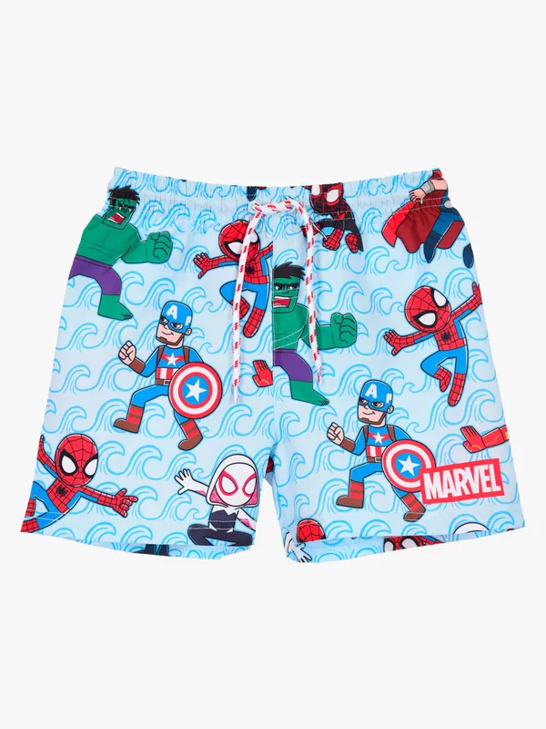 Marvel Avengers Badshorts, Ljusblå, 140-146